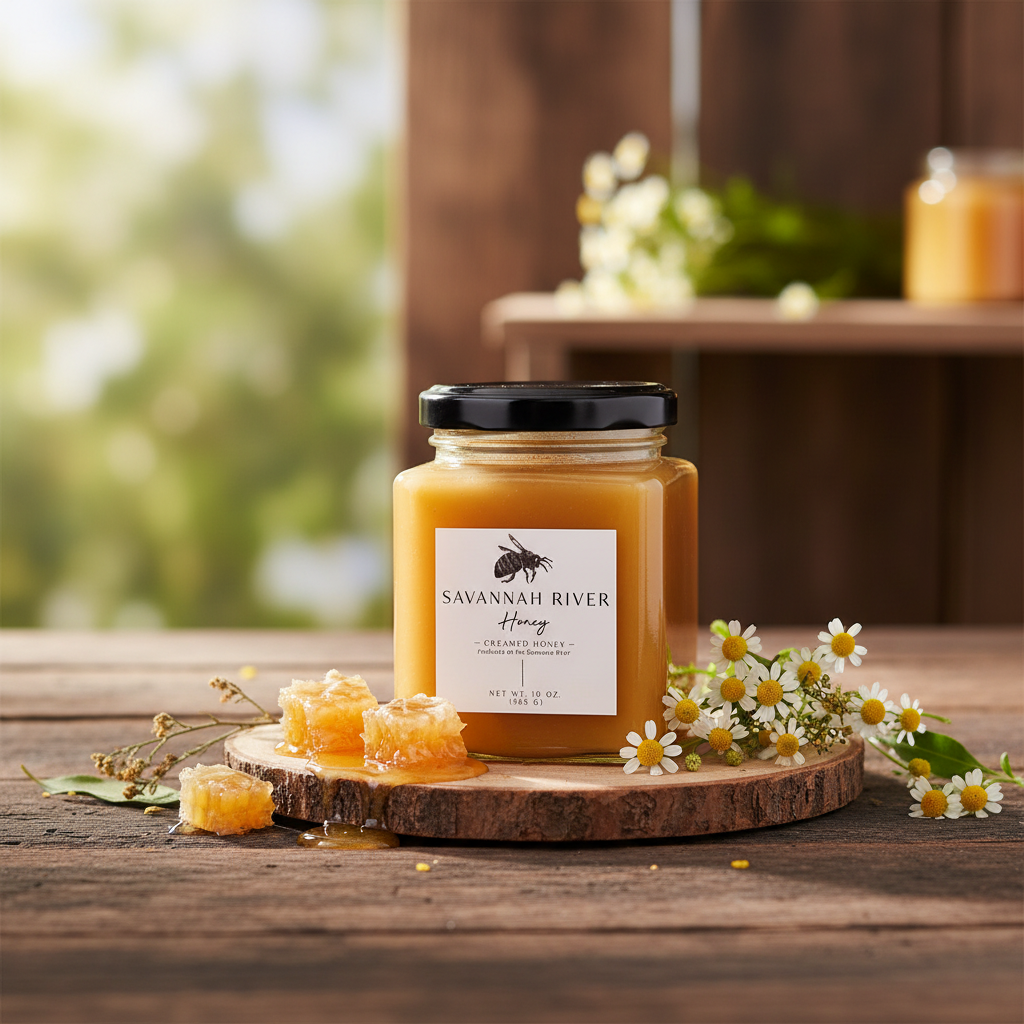 Creamed Honey - Spreadable Raw Honey | Savannah River Honey