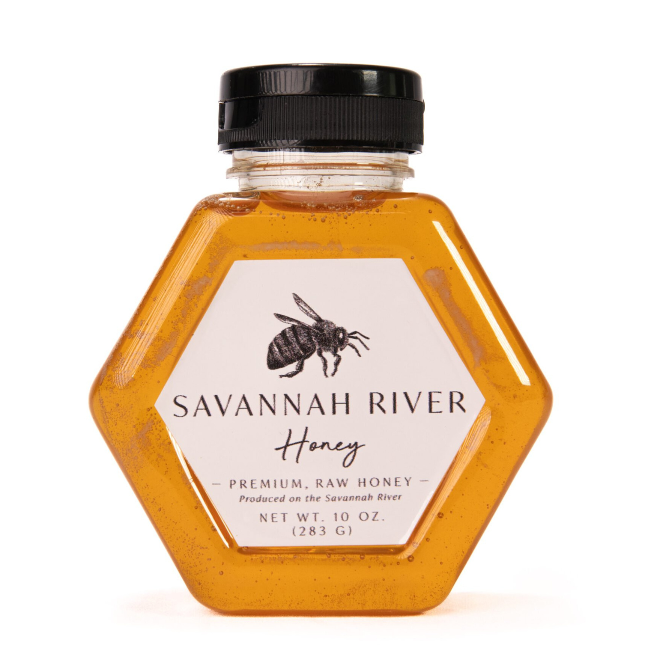 Pure raw honey plastic bottle unfiltered natural sweetener