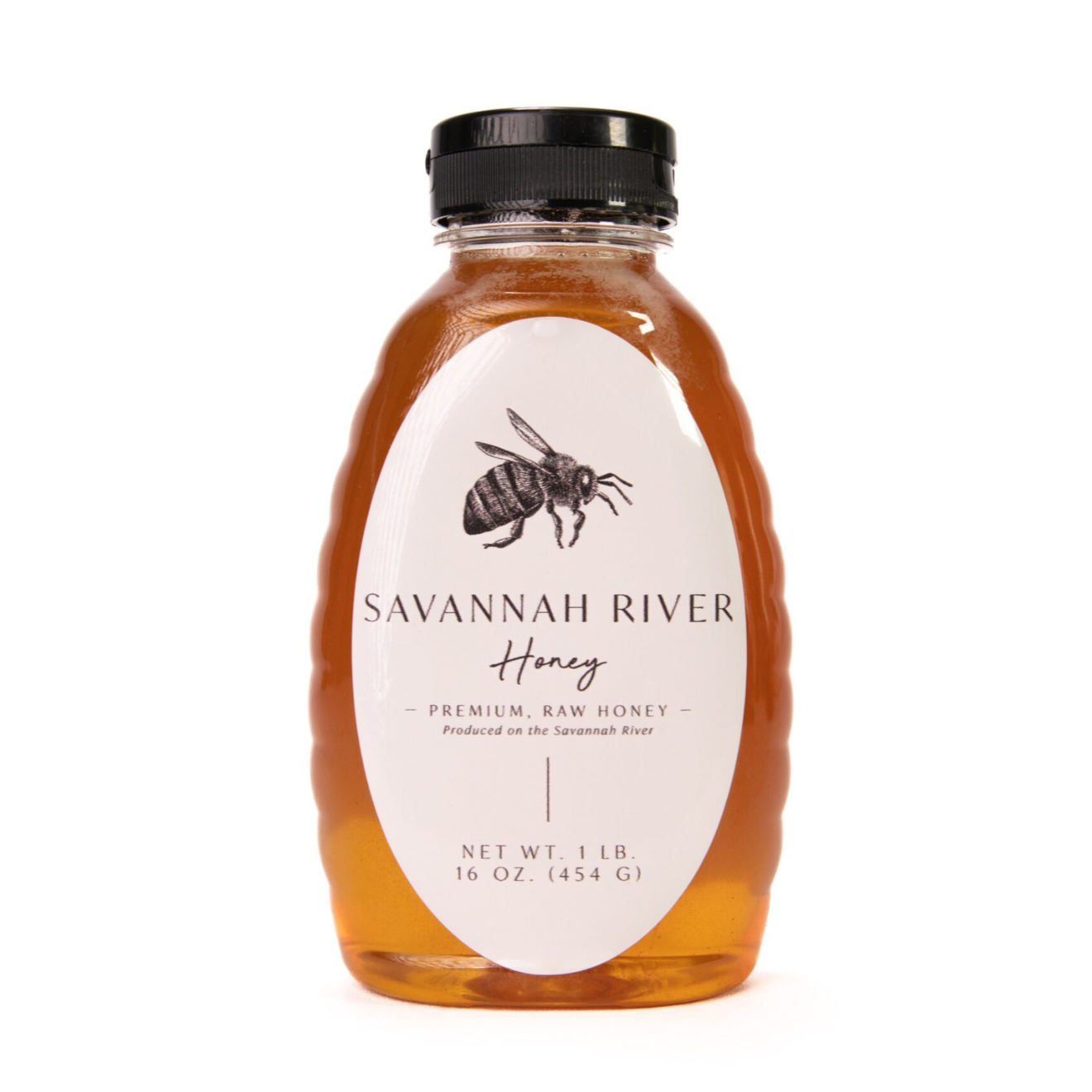 Pure unfiltered raw honey 16oz natural sweetener